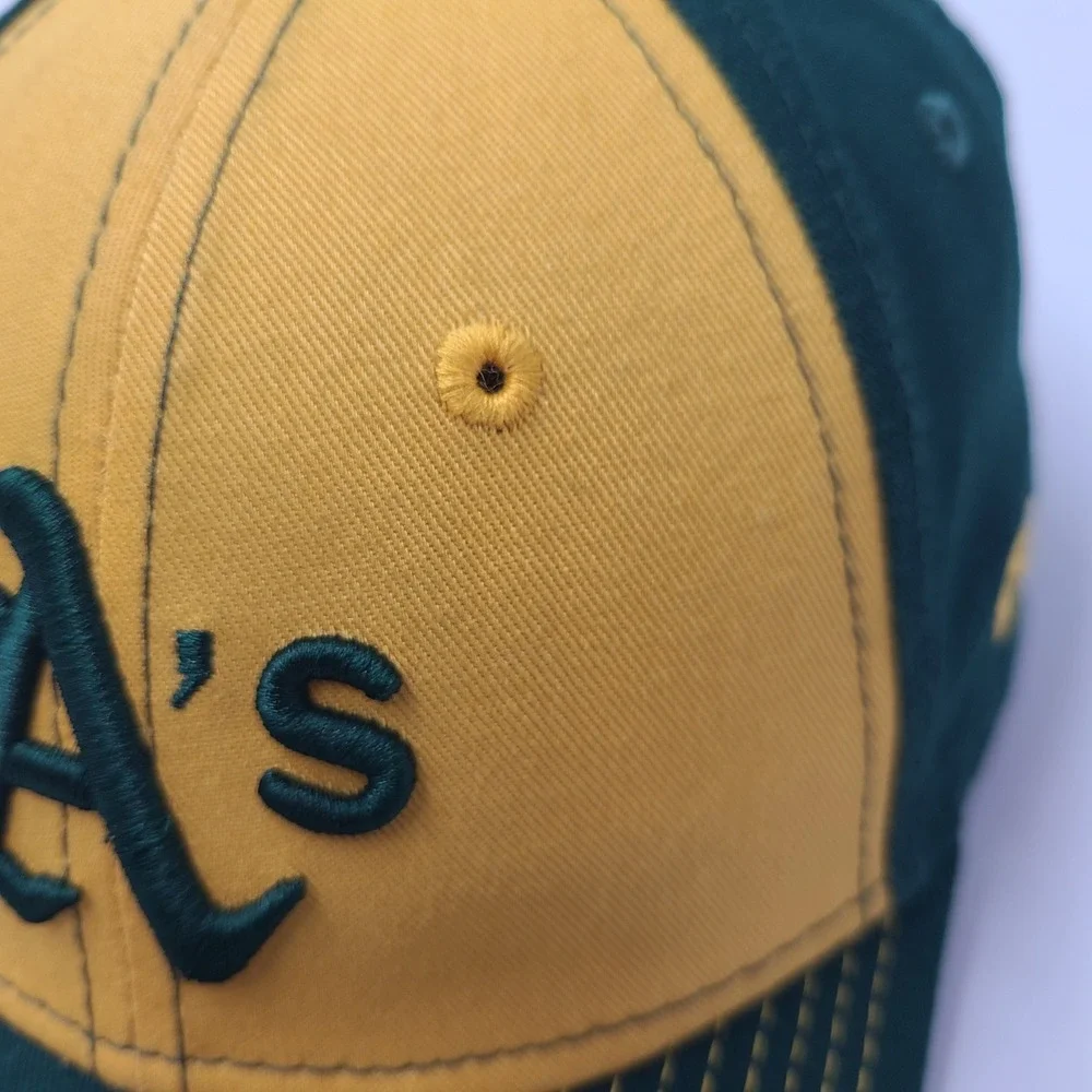 Child Oakland Athletics Hat Snapback 9Forty New Era Green Yellow MLB A's Boys